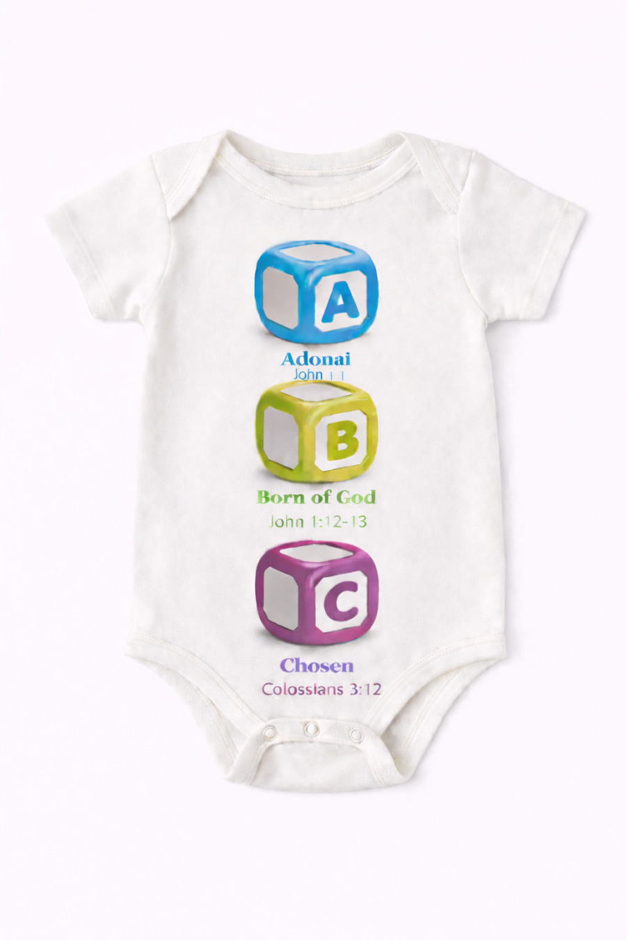 Colorful Dice Onesie-Bodysuit